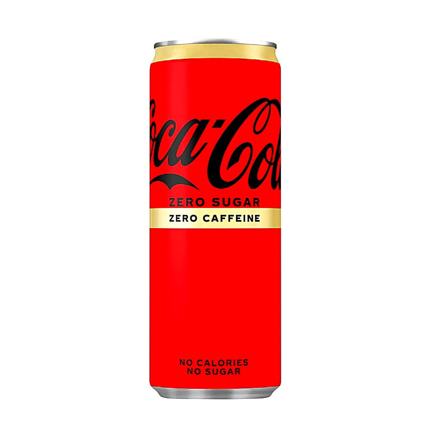 Original Coca Cola Zero Zucker Zero Koffein 250ml Dosen
