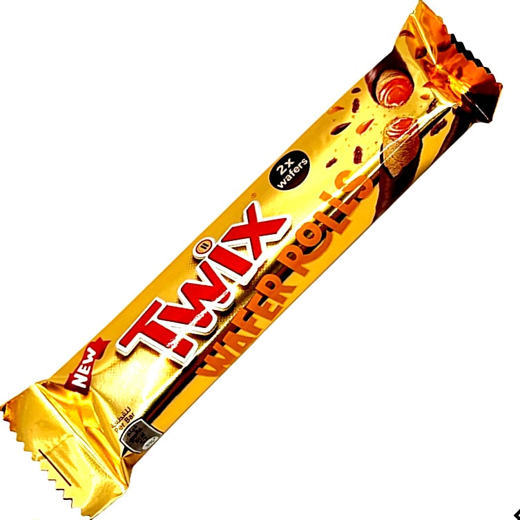 2 X Twix Wafer Roll 11,5g Knusprige Waffel mit Karamell und Schokolade