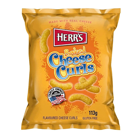 Herr's Original Cheese Curls 113g USA Mais Flips mit Käsegeschmack
