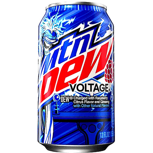 Mountain Dew USA Voltage 355 ml Dose USA Import.