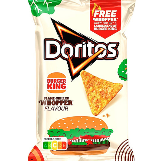 Do­ri­tos Flame-Grilled Whopper Burger King Flavour Tortilla Chips 170g