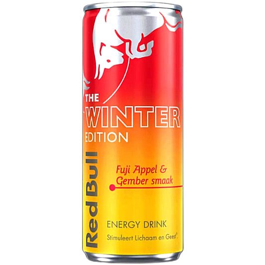 Red Bull Energy The Winter Edition Fuji-Apfel & Ingwer 250 ml Dosen NL