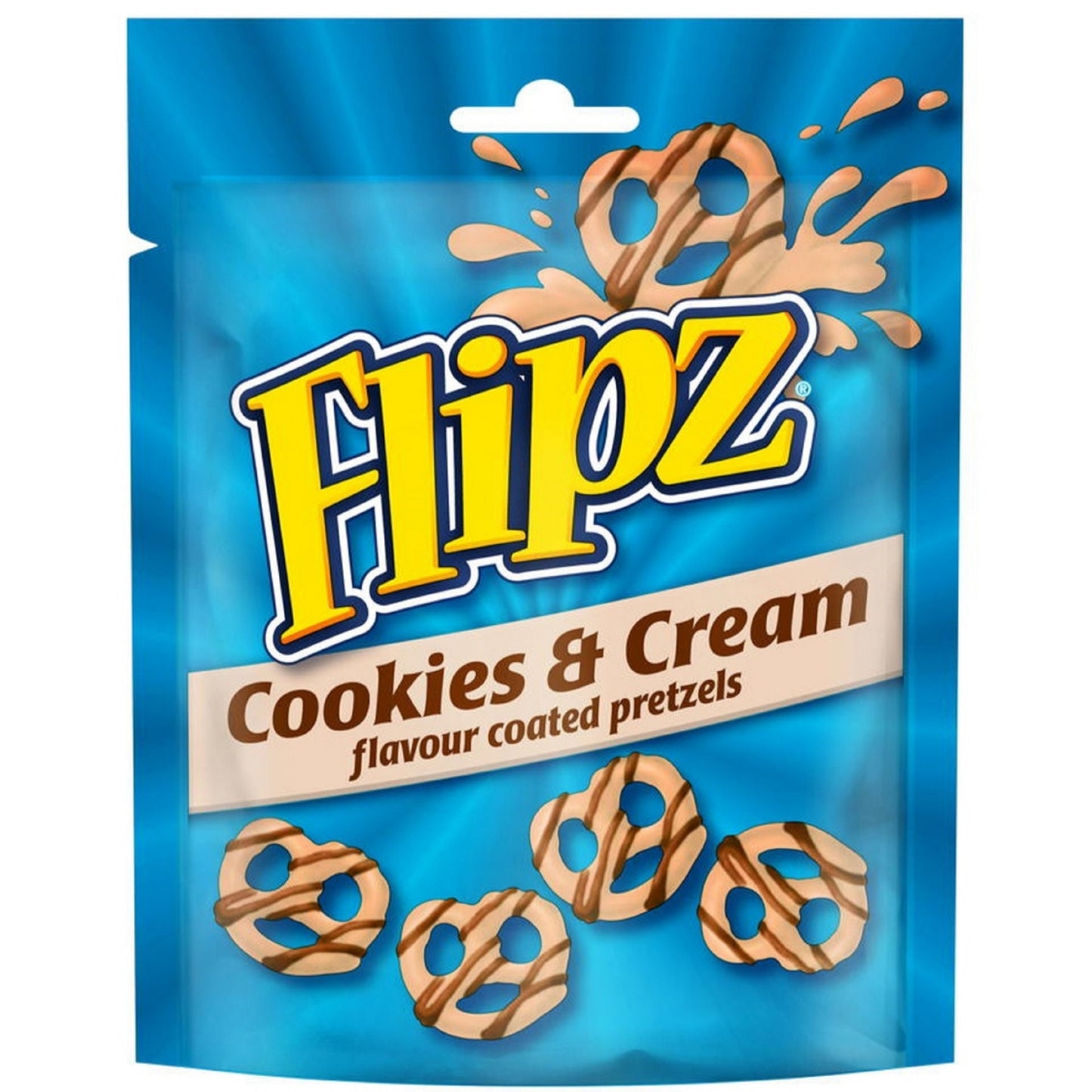 Flipz Cookies & Cream Brezeln mit Glasur 90g